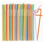 Трубочка коктейльная без гофры, цветная, D0,8×26, 500 шт