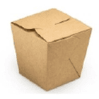 Контейнер бумажный "China Box", крафт,500мл (В пачке 50 штук)